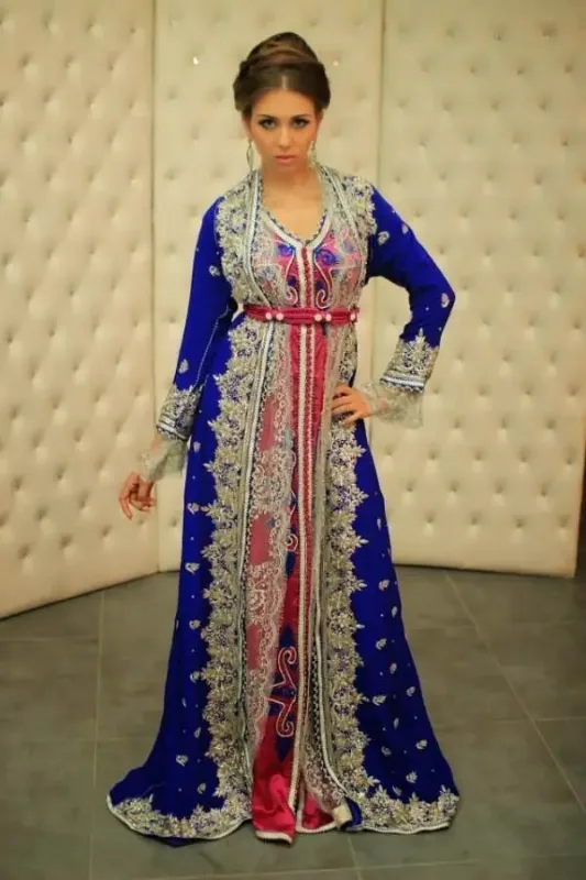 Picture of Radhe Designer Multicolor Georgette Kaftan Dress for Women - F773