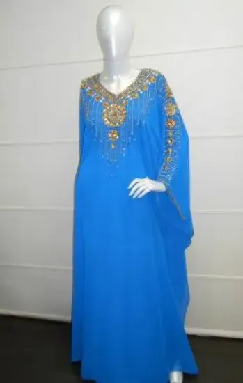 Picture of dubai kaftan abaya eid dress home gown farasha,abaya,ji