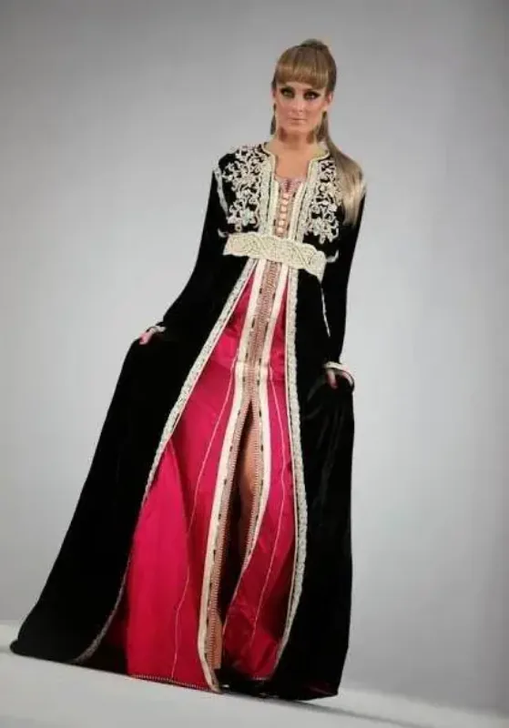 Picture of Radhe Designer Multicolor Georgette Kaftan Dress for Women - F766