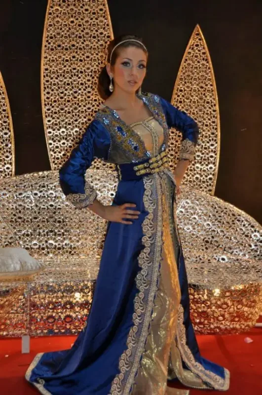 Picture of Radhe Designer Yellow Georgette Kaftan Dress for Women - F772