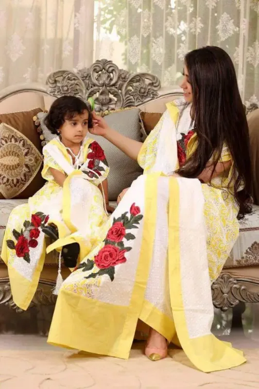 Picture of Radhe Designer Multicolor Georgette Kaftan Dress for Women - F841