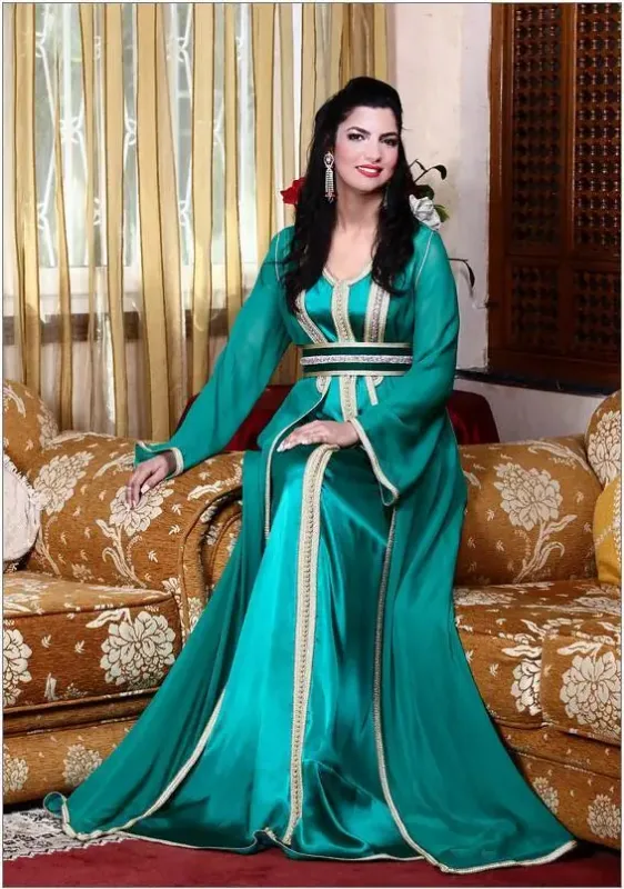Picture of Radhe Designer Purple Georgette Kaftan Dress for Women - F347