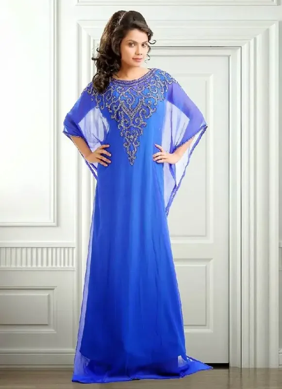 Picture of Radhe Designer Pink Cotton Kaftan Dress for Women - F412