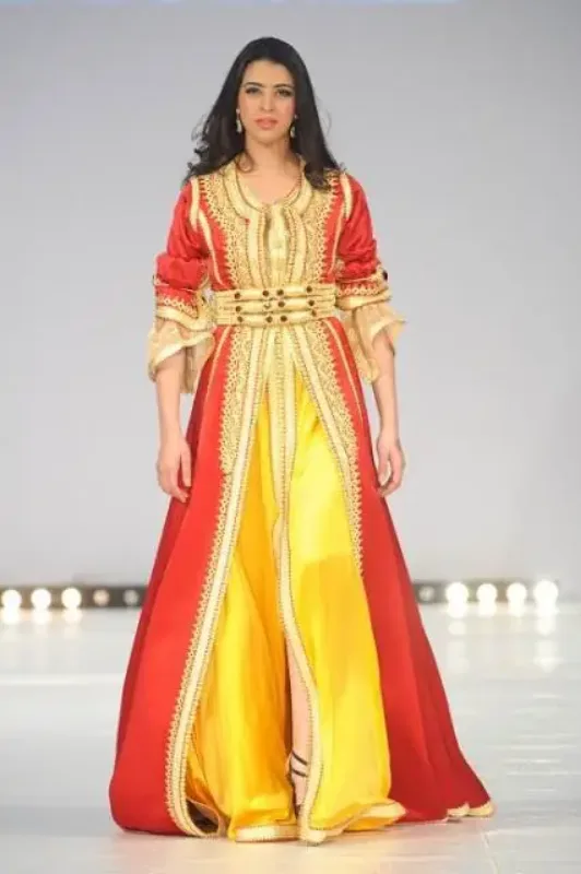 Picture of Radhe Designer Multicolor Georgette Kaftan Dress for Women - F401