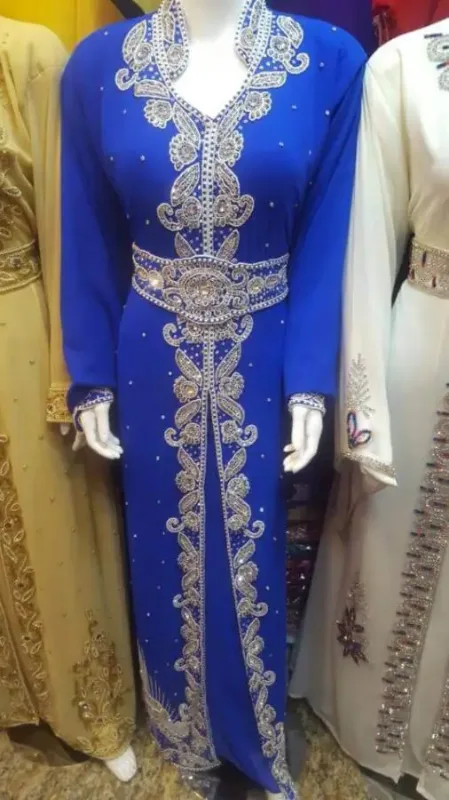 Picture of Radhe Designer Multicolor Georgette Kaftan Dress for Women - F1300