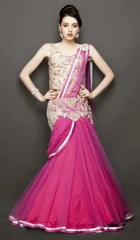 Picture of Radhe Designer Multicolor Georgette Kaftan Dress for Women - F713