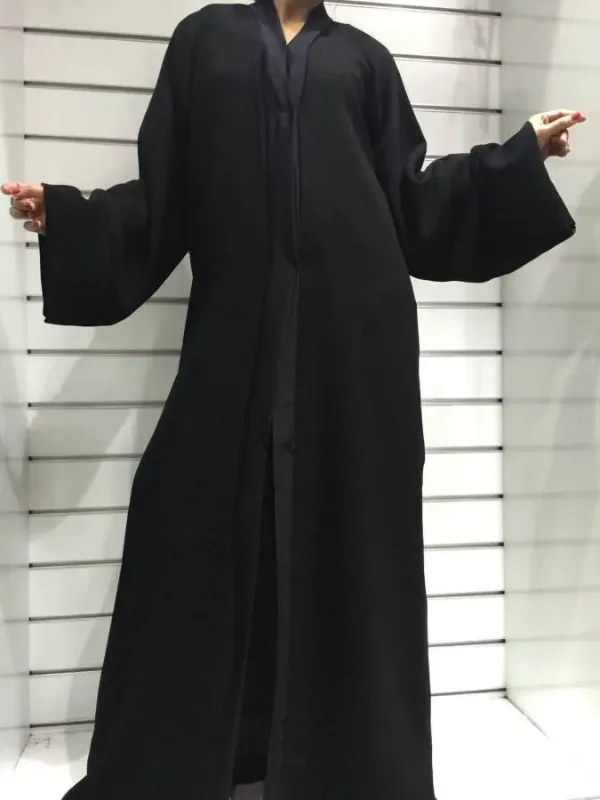 Picture of Radhe Designer Black Georgette Kaftan Dress for Women - F1302
