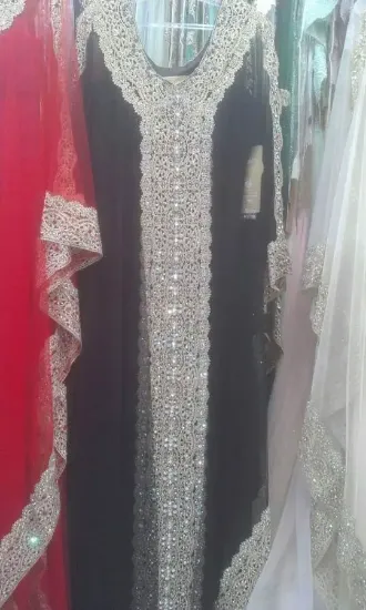 Picture of elegant khaleeji bridal kaftan for women party wear dr,