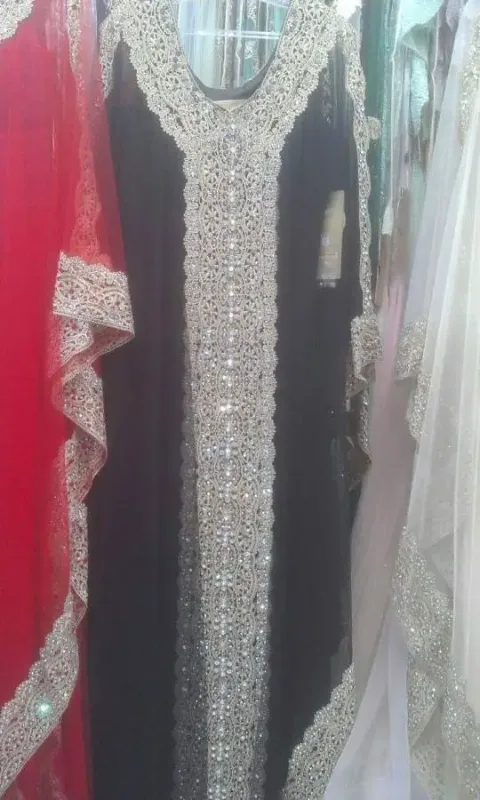 Picture of Radhe Designer Multicolor Georgette Kaftan Dress for Women - F1036