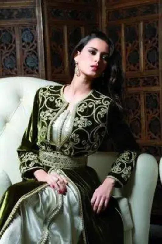 Picture of Radhe Designer Black Georgette Kaftan Dress for Women - F1100