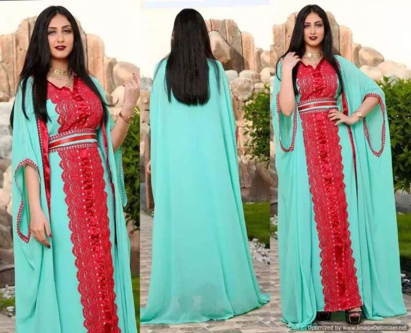 Picture of Radhe Designer Black Georgette Kaftan Dress for Women - F826