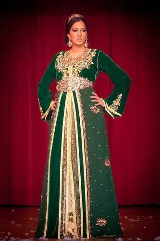Picture of Radhe Designer Multicolor Georgette Kaftan Dress for Women - F485