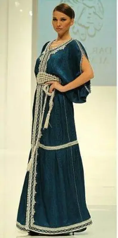 Picture of Radhe Designer Multicolor Georgette Kaftan Dress for Women - F596
