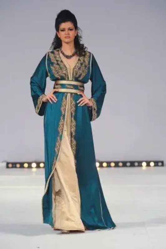 Picture of Radhe Designer Multicolor Georgette Kaftan Dress for Women - F471