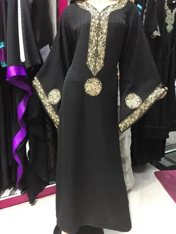 Picture of Radhe Designer Multicolor Georgette Kaftan Dress for Women - F1157