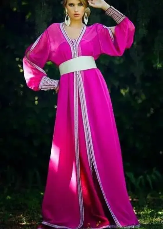 Picture of Radhe Designer Multicolor Cotton Kaftan Dress for Women - F795
