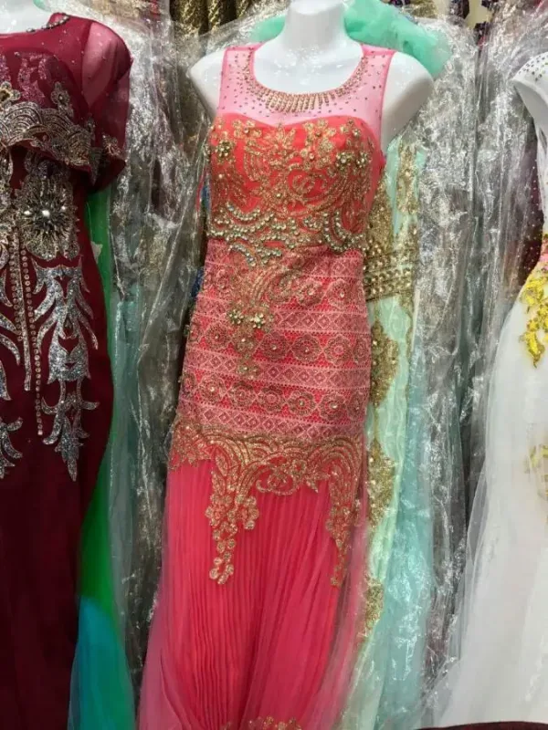 Picture of Radhe Designer Multicolor Georgette Kaftan Dress for Women - F1038