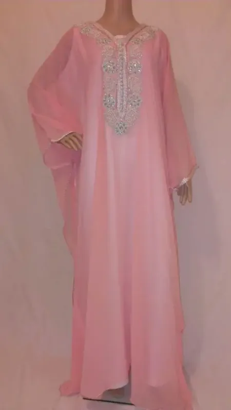 Picture of Radhe Designer Purple Georgette Kaftan Dress for Women - F517