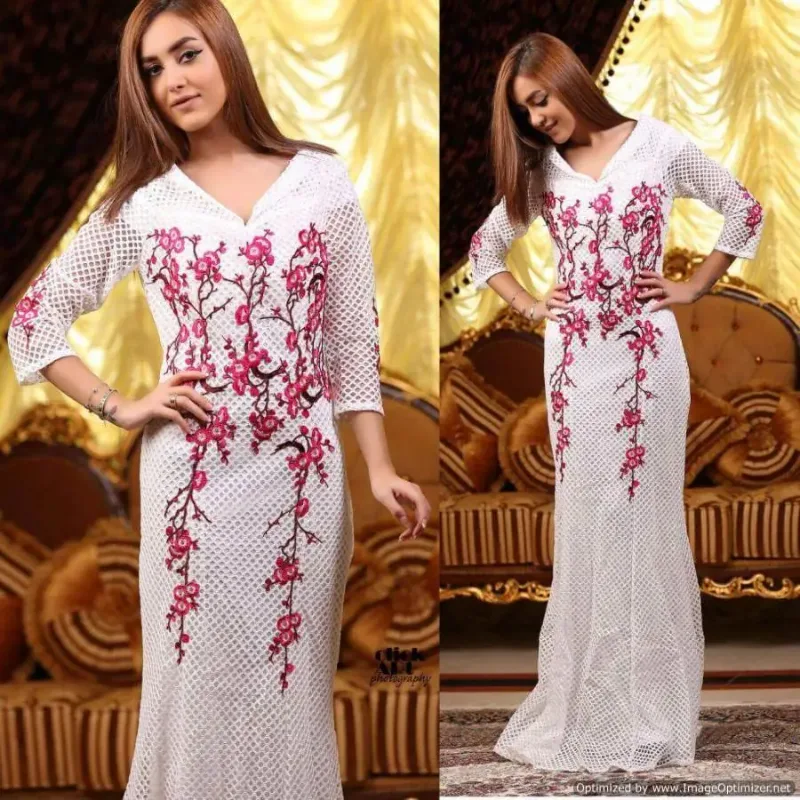 Picture of Radhe Designer Purple Georgette Kaftan Dress for Women - F830