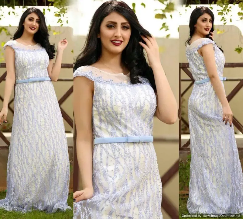 Picture of Radhe Designer Multicolor Georgette Kaftan Dress for Women - F866