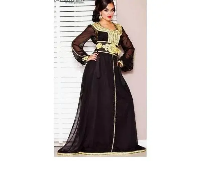 Picture of Radhe Designer Multicolor Georgette Kaftan Dress for Women - F752