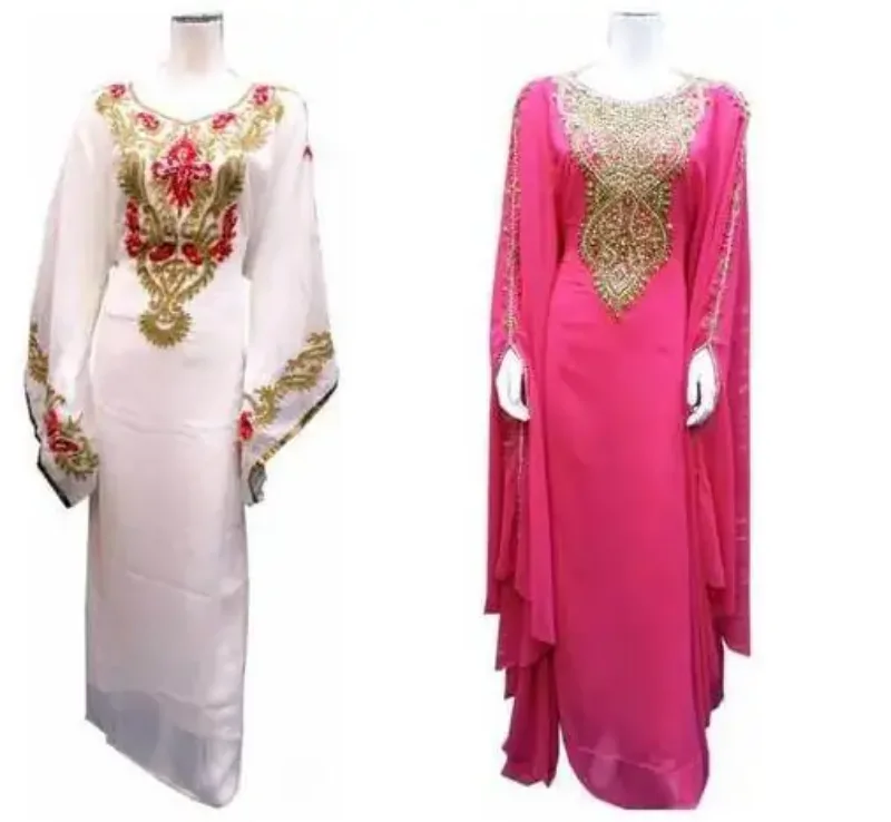Picture of Radhe Designer Purple Georgette Kaftan Dress for Women - F575