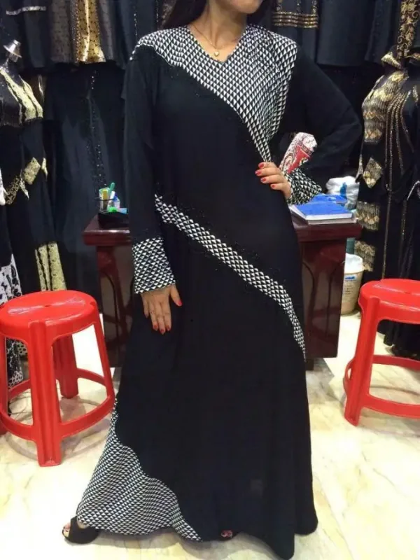 Picture of Radhe Designer Multicolor Georgette Kaftan Dress for Women - F1258