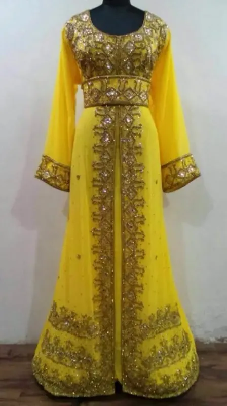 Picture of Radhe Designer Blue Georgette Kaftan Dress for Women - F1144