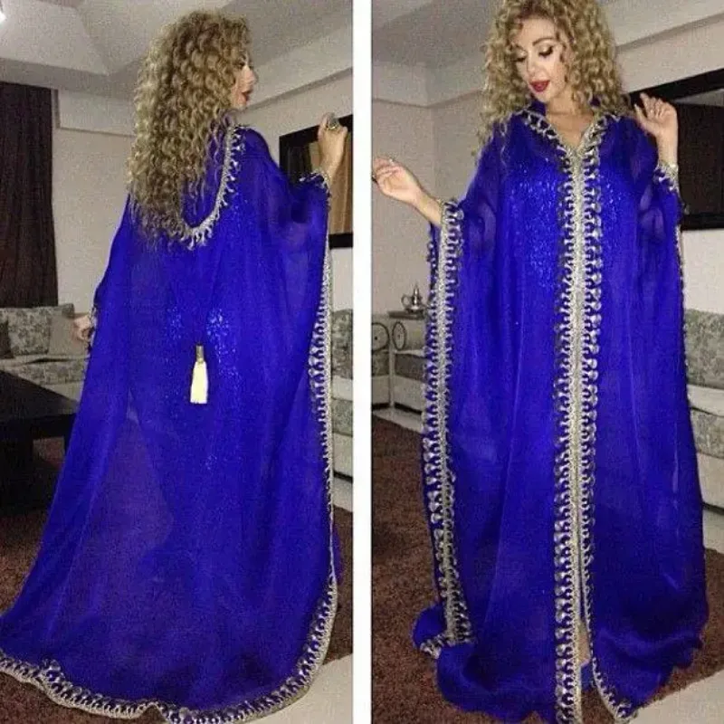 Picture of Radhe Designer Multicolor Georgette Kaftan Dress for Women - F922