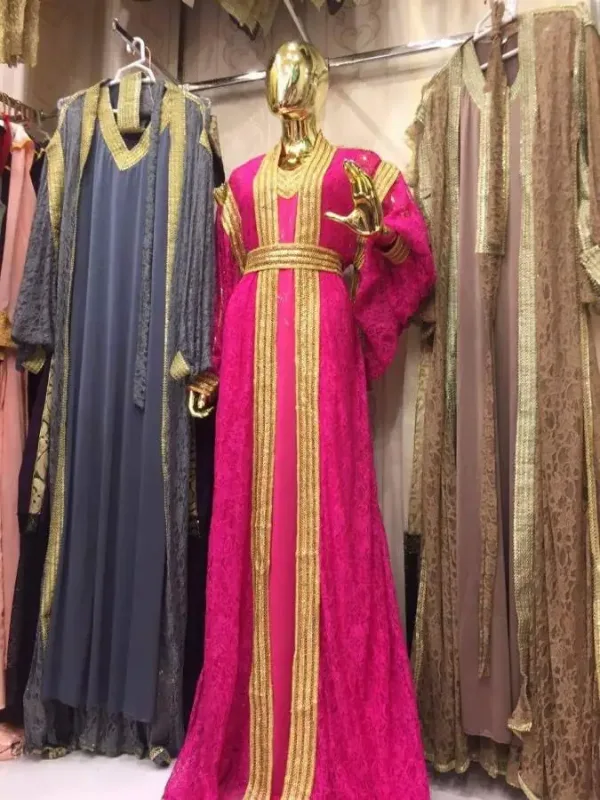 Picture of Radhe Designer Blue Georgette Kaftan Dress for Women - F525