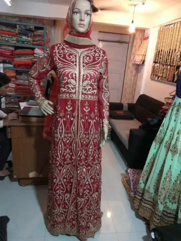 Picture of Radhe Designer Black Georgette Kaftan Dress for Women - F11583