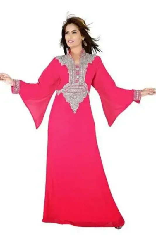 Picture of Radhe Designer Blue Georgette Kaftan Dress for Women - F134