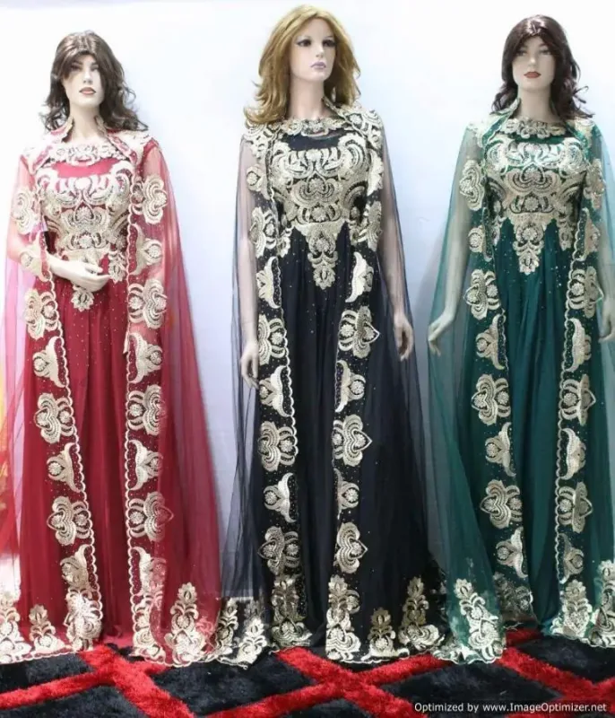 Picture of Radhe Designer Multicolor Georgette Kaftan Dress for Women - F681