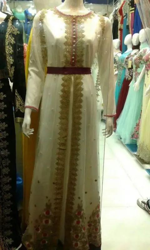 Picture of Radhe Designer Multicolor Georgette Kaftan Dress for Women - F986