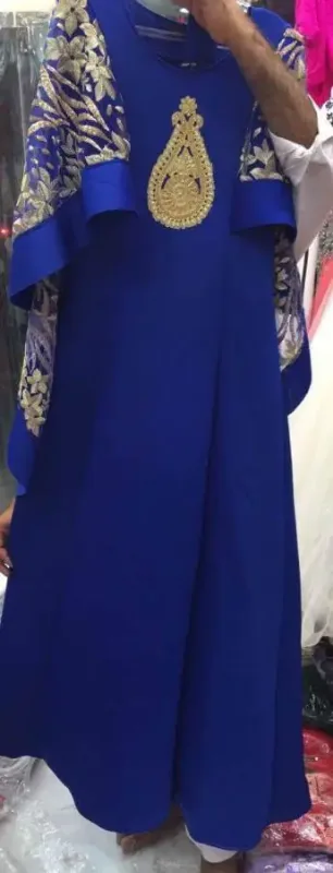 Picture of Radhe Designer Blue Georgette Kaftan Dress for Women - F974