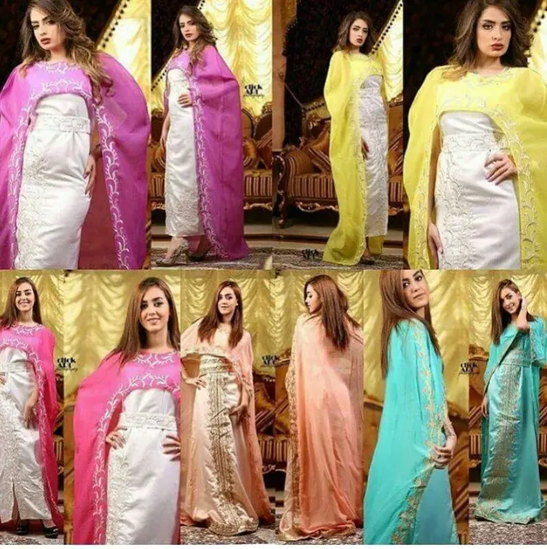 Picture of Radhe Designer Multicolor Georgette Kaftan Dress for Women - F999