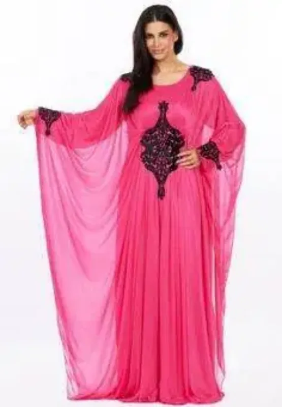 Picture of Radhe Designer Multicolor Georgette Kaftan Dress for Women - F648