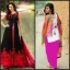 Picture of beautiful red long wedding dress sleeve appliques bea,q