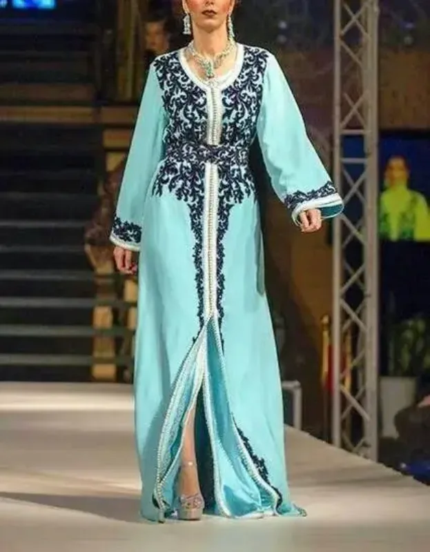 Picture of Radhe Designer Black Georgette Kaftan Dress for Women - F622