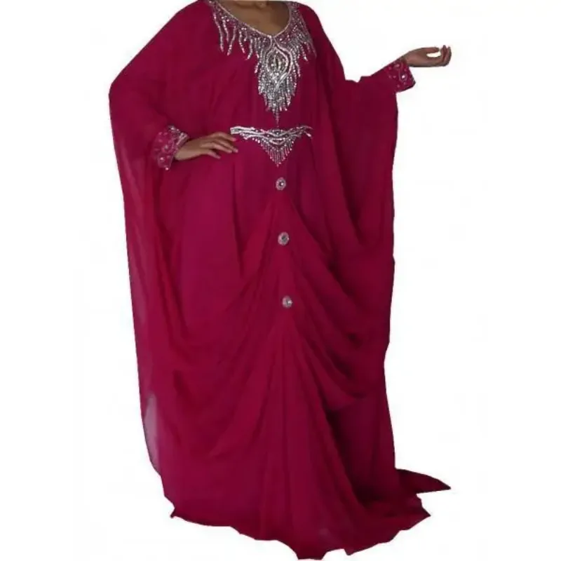 Picture of Radhe Designer Multicolor Georgette Kaftan Dress for Women - F154