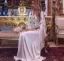 Picture of full length floor touch walima gown perfect for weddi,f