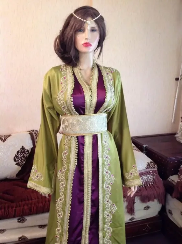 Picture of Radhe Designer Multicolor Georgette Kaftan Dress for Women - F367