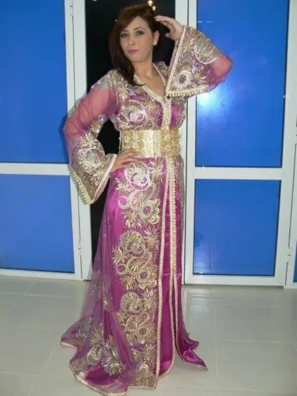 Picture of Radhe Designer Multicolor Georgette Kaftan Dress for Women - F455