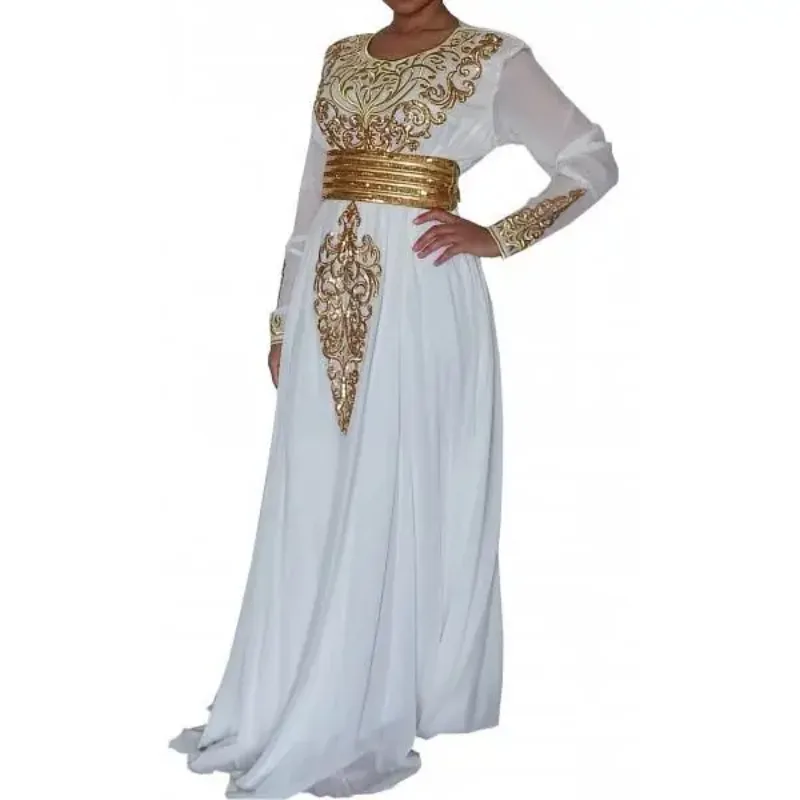 Picture of Radhe Designer Pink Cotton Kaftan Dress for Women - F157