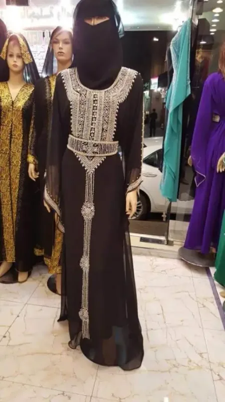 Picture of Radhe Designer Multicolor Georgette Kaftan Dress for Women - F1266