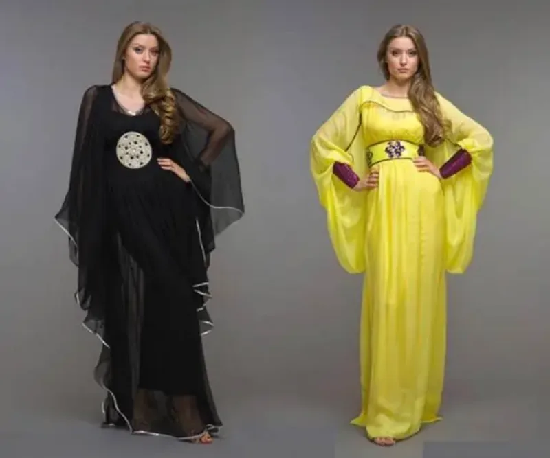 Picture of Radhe Designer Multicolor Georgette Kaftan Dress for Women - F615
