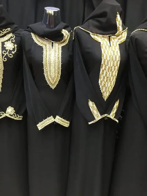 Picture of Radhe Designer Black Georgette Kaftan Dress for Women - F1332
