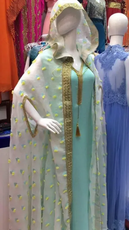 Picture of Radhe Designer Pink Cotton Kaftan Dress for Women - F827