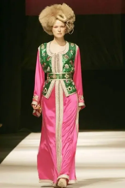 Picture of Radhe Designer Multicolor Georgette Kaftan Dress for Women - F616