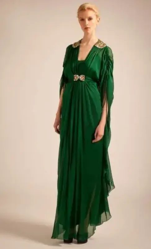 Picture of Radhe Designer Multicolor Georgette Kaftan Dress for Women - F727